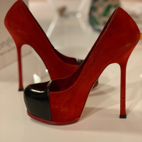 YSL Two Tone Heels - Picture 3 of 6